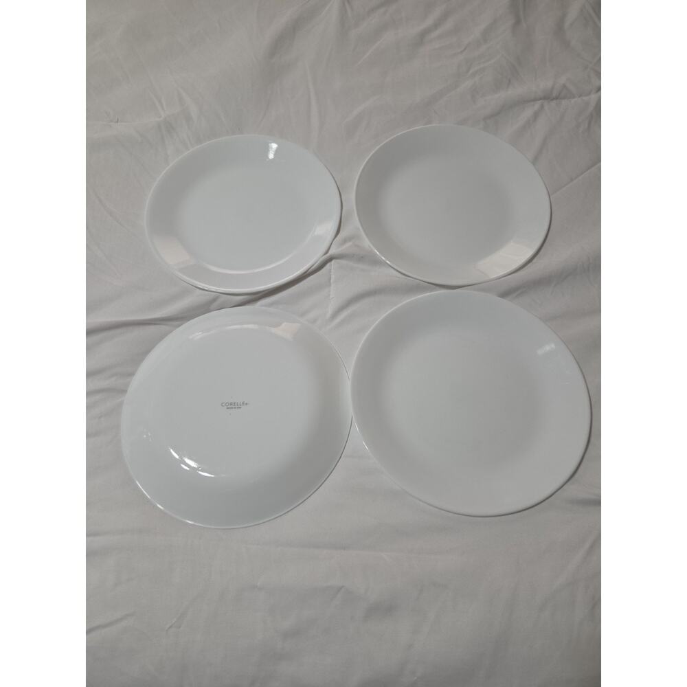 Corelle Winter Frost White 10.25" Dinner Plates, Set of 4 - Picture 2 of 4